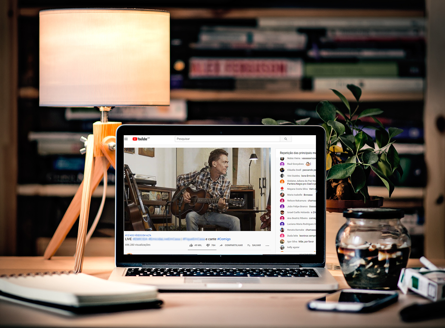 Guia de lives e webinars