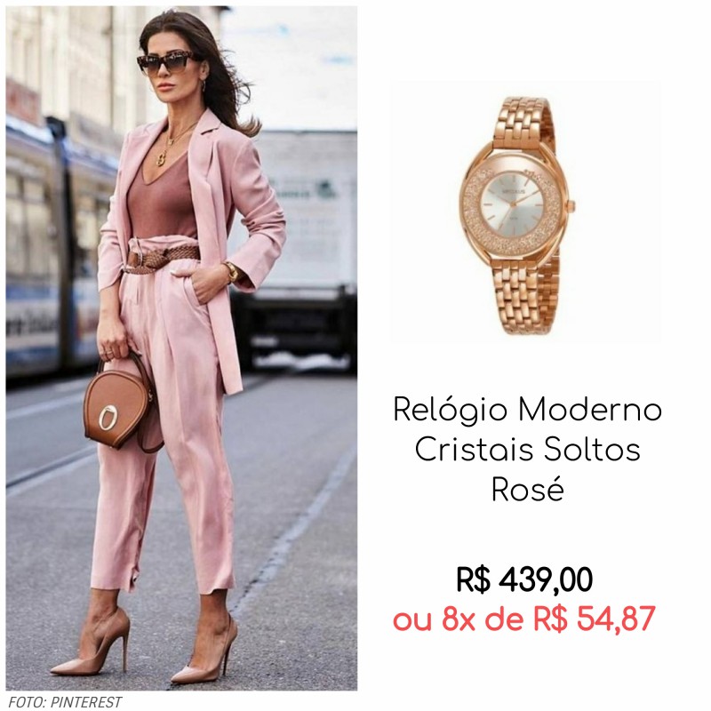 relogiorose1 1 - Look feminino: dicas para combinar relógios rosé