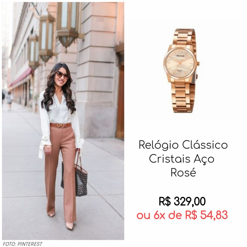 relogiorose3 1 - Look feminino: dicas para combinar relógios rosé